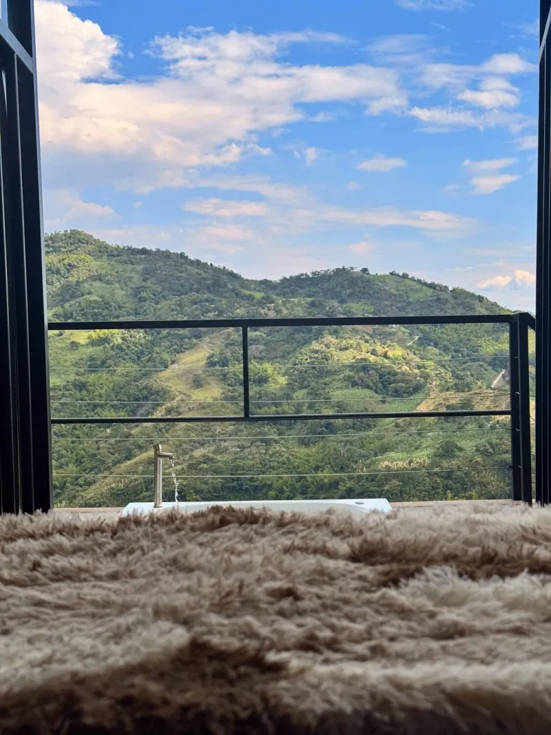 Jacuzzi con agua caliente